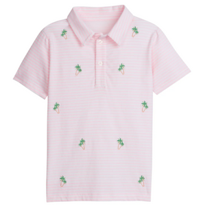 Embroidered Palm Tree Polo