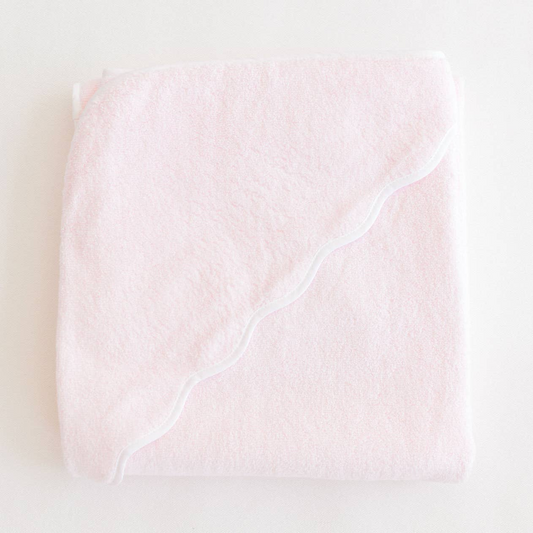 Hooded Towel - Pink Terry