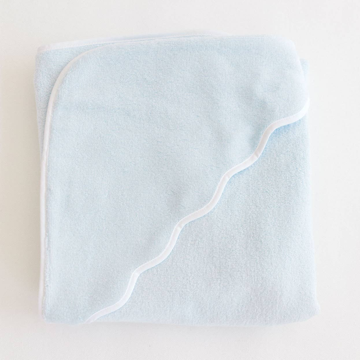 Hooded Towel - Blue Terry