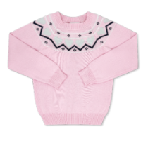 Cooler Weather Sweater - Pleasant Pink, Hearts