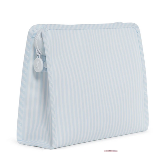 Roadie Large Zip Pouch - Pimlico Stripe Blue