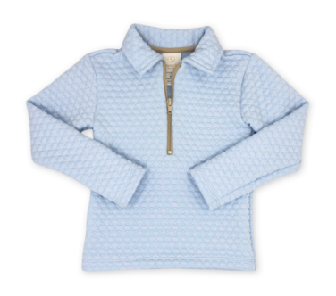 Windy Blue Quilted Half Zip