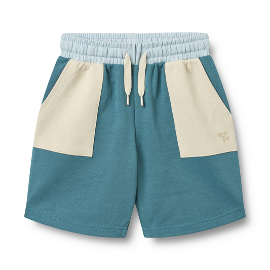 Sweat Shorts Elmo - Blue Teal Multi