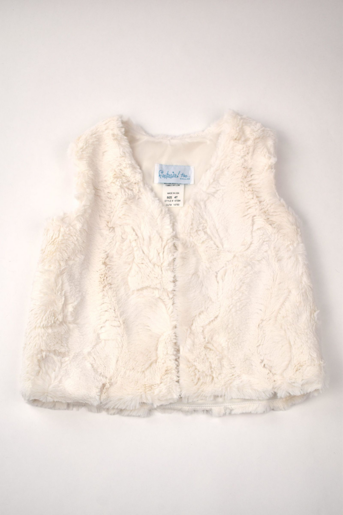 Ivory Fur Vest 80317