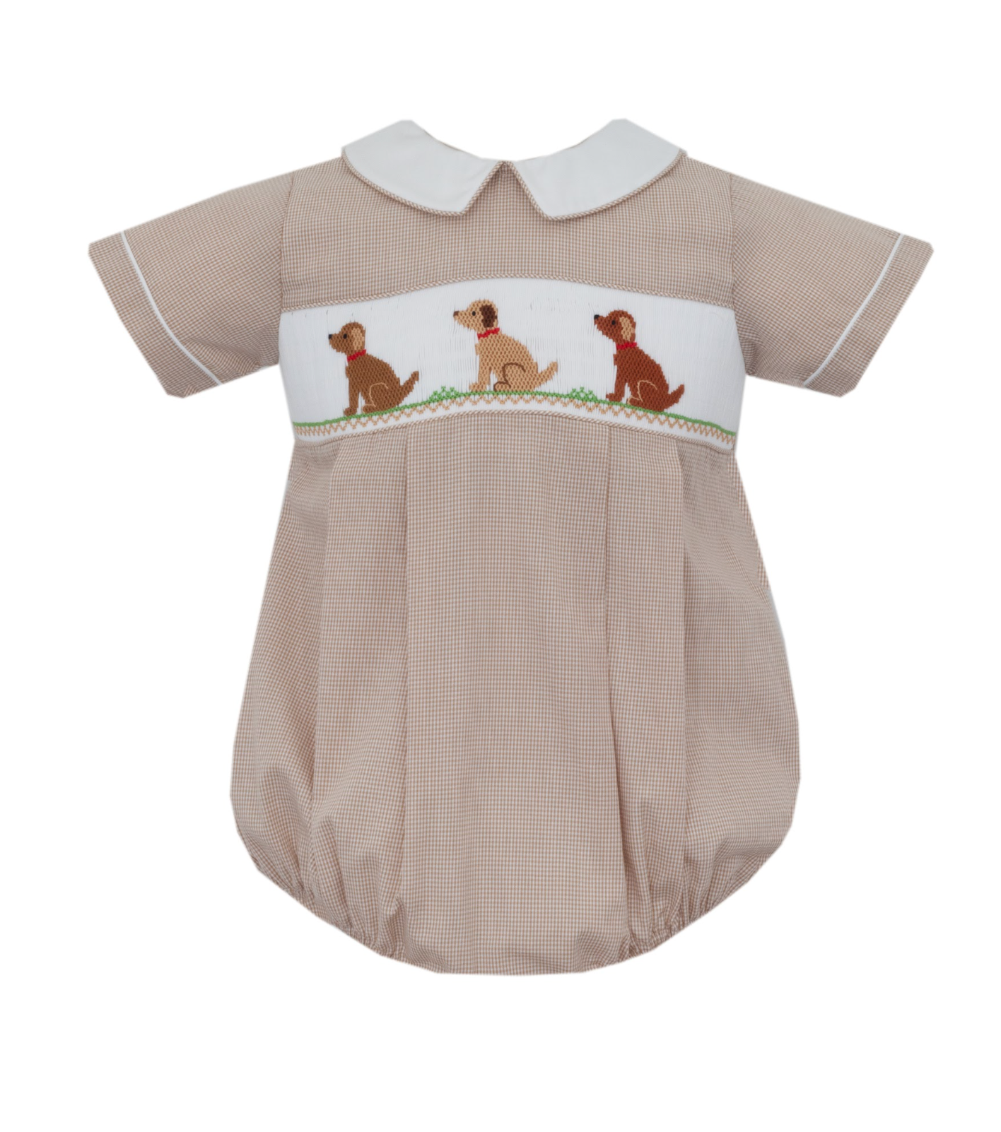 Labrador Khaki Gingham Bubble