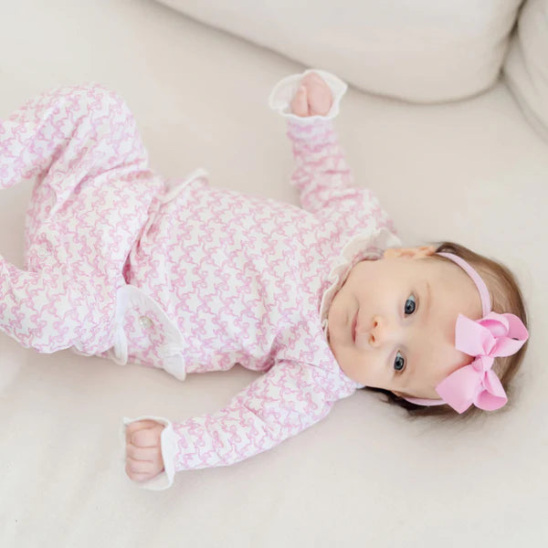 Pretty Pink Bows Lucy Romper
