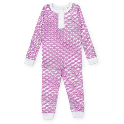 African Elephants Pink Alden PJ Set