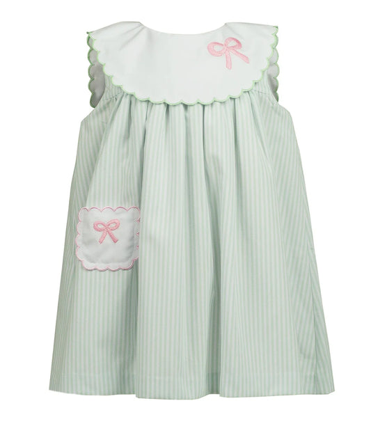 Bonnie Bows Girl Dress Green