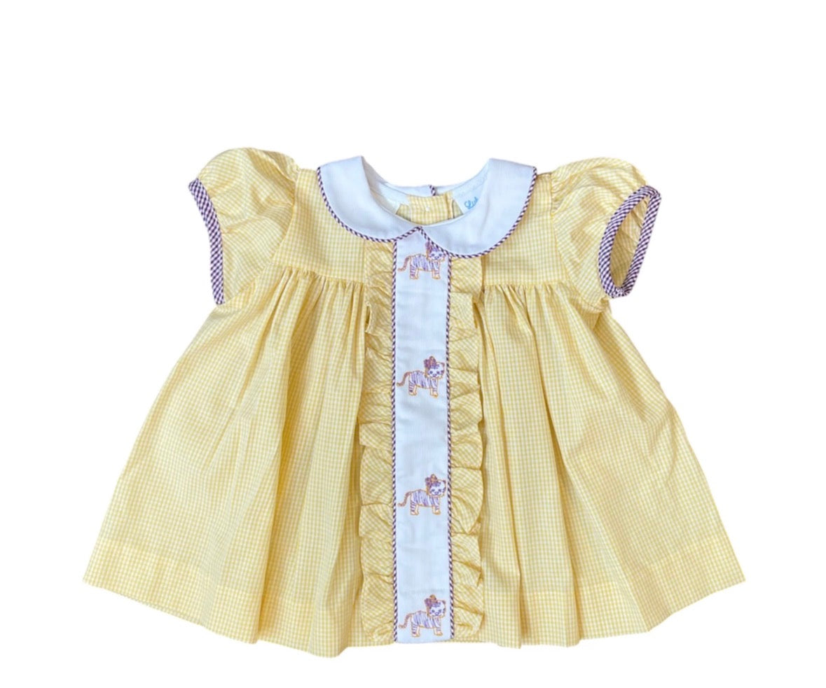 Molly LSU Tigers Yellow Dress