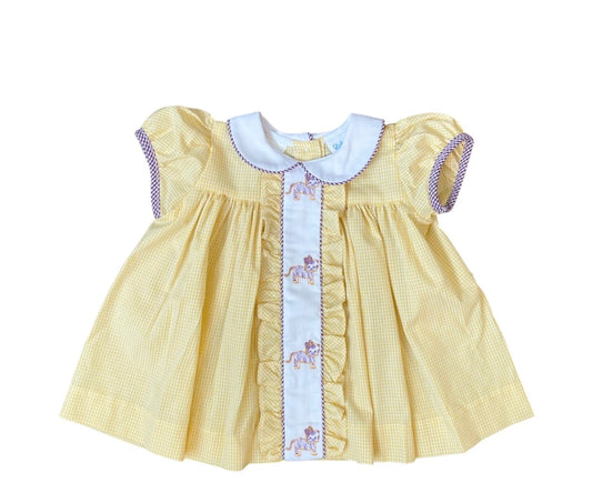 Molly LSU Tigers Yellow Dress