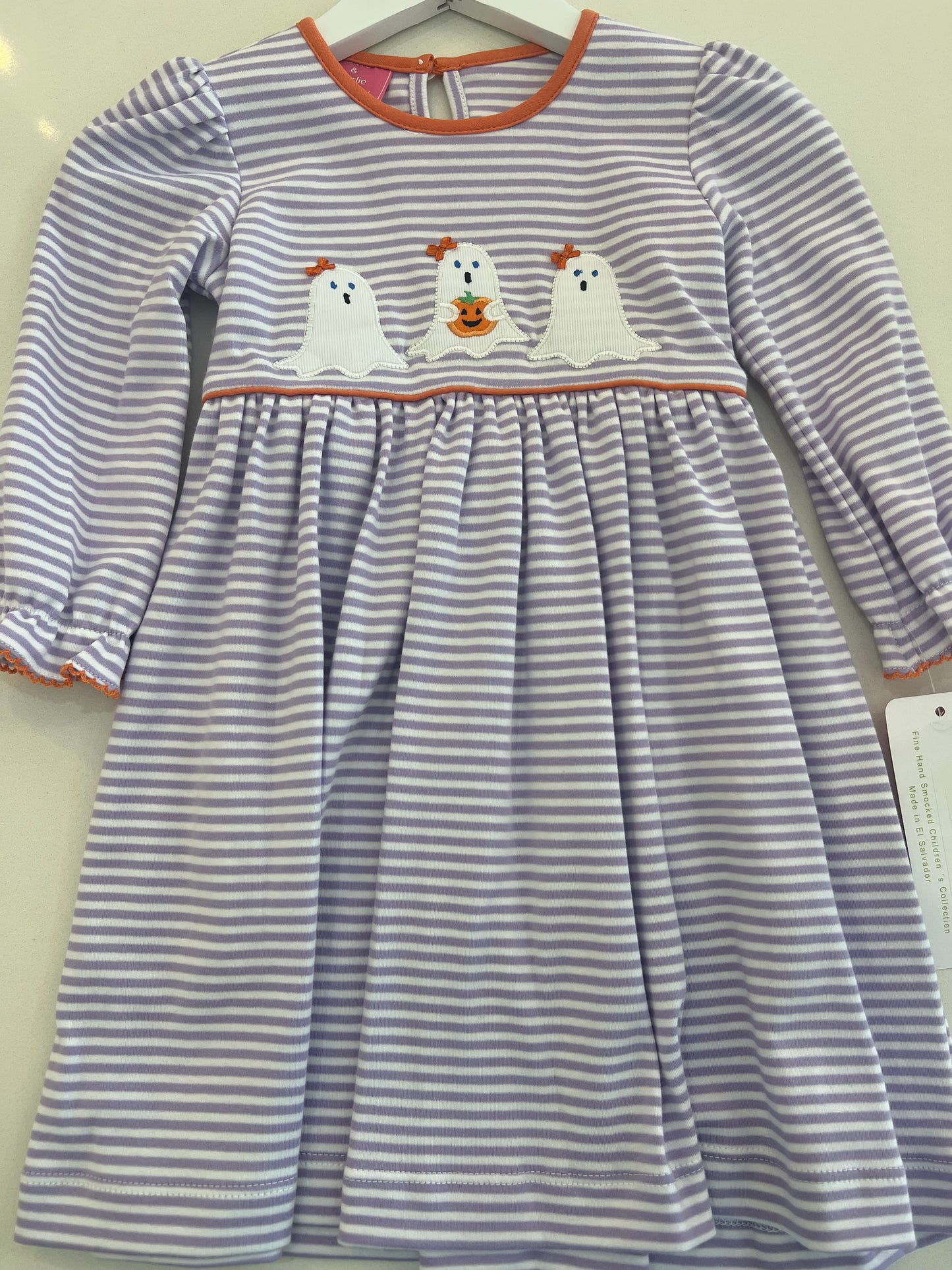 Ghost - Lilac Knit Stripe Dress