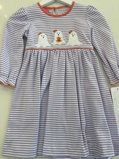Ghost - Lilac Knit Stripe Dress