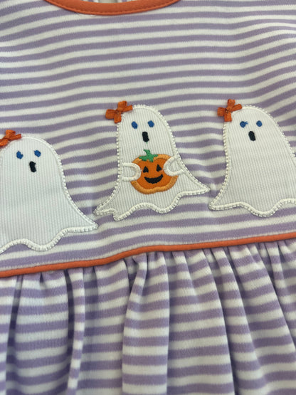 Ghost - Lilac Knit Stripe Dress
