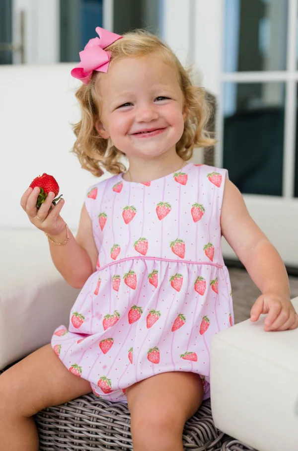 Lottie Strawberry Tie Back Bubble