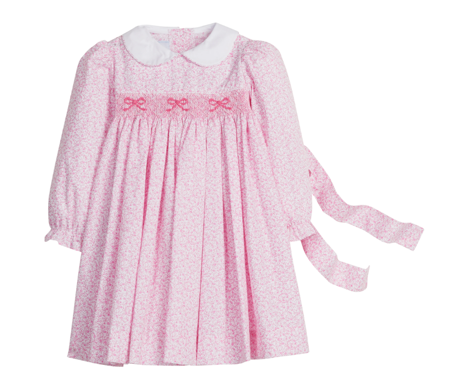 Smocked Natalie Dress Pink Vinings