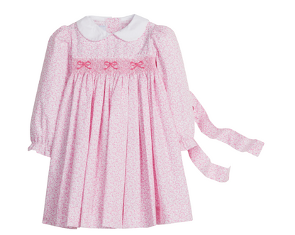 Smocked Natalie Dress Pink Vinings