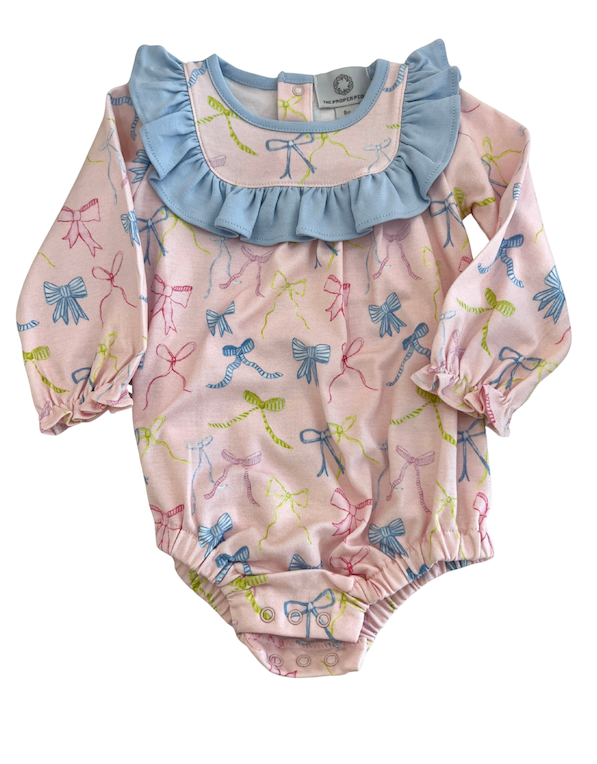 Ribbon Party L/S Girl Bubble