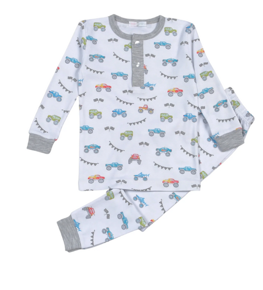 Monster Trucks Pima Two Piece Loungewear