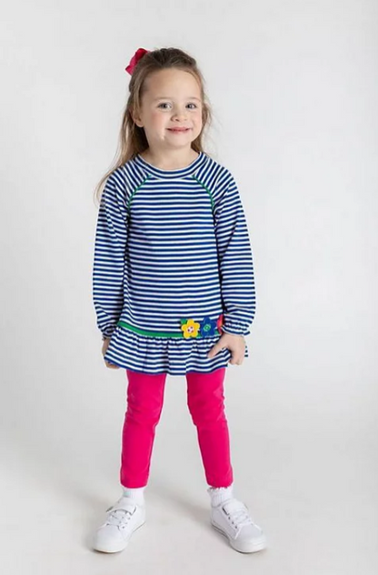 Knit Set With Sport Ball Flowers