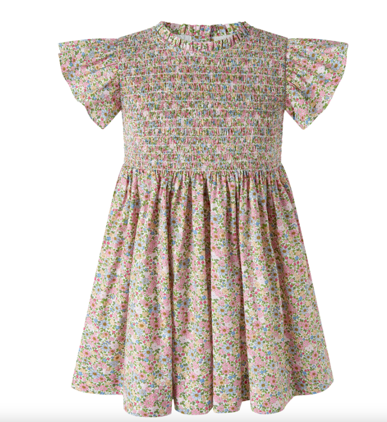 Floral Ruched Dress