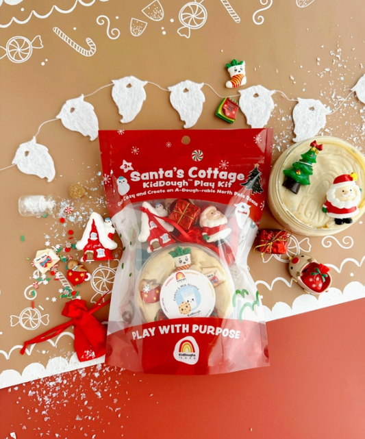 Santa's Cottage (Milk & Cookies) Kiddough Play Kit