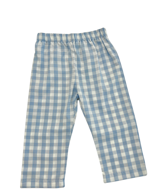 Blue Check Pants