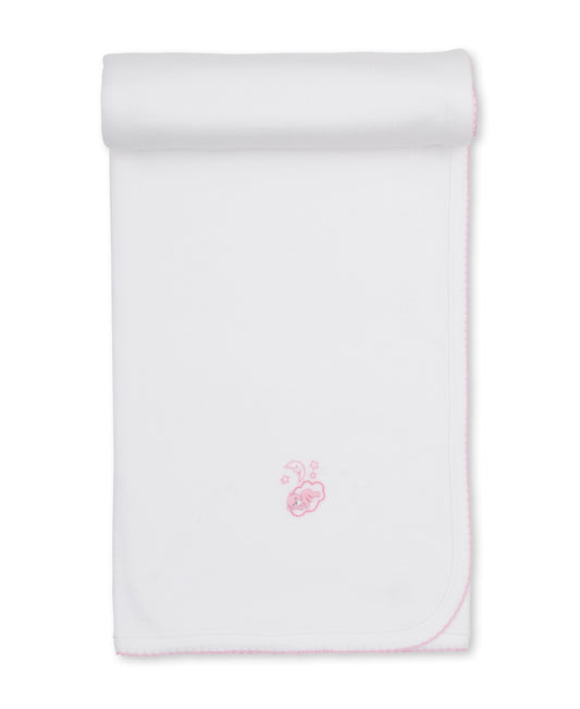 Blanket w/Hand Embroidery - Pink Premier Goodnight Bears