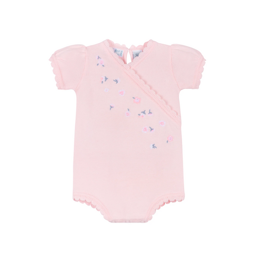Girls Little Blossoms Knit Romper 919