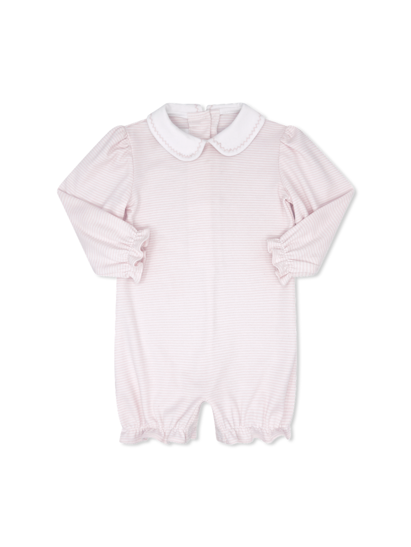 Precious Play Bubble L/S - Pensacola Pink Ministripe