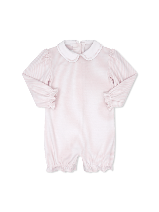 Precious Play Bubble L/S - Pensacola Pink Ministripe