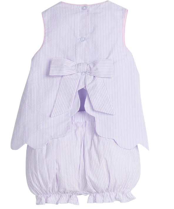 Dragonfly Embroidered Bow Back Bloomer Set