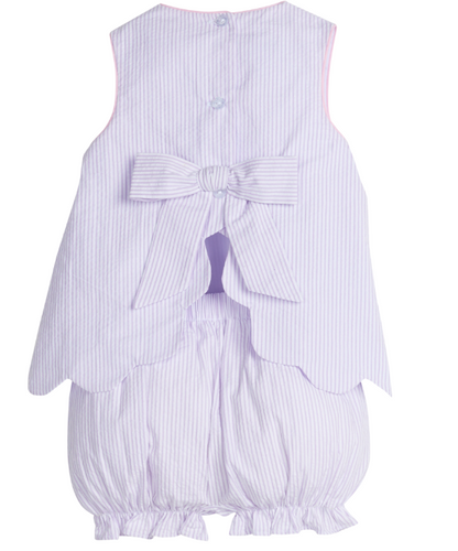 Dragonfly Embroidered Bow Back Bloomer Set
