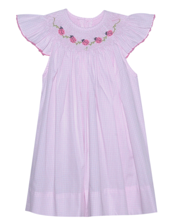 Georgette Angel Bishop Dress Ladybugs BS814-AB