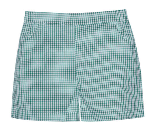 Bennett Boy Short - Green Square