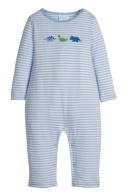 Embroidered Romper Dinosaur