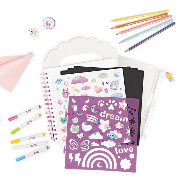 Imagination Land Travel Chalkboard Art Set - Tween