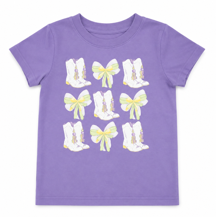Purple & Gold Boots & Boots Graphic Tee