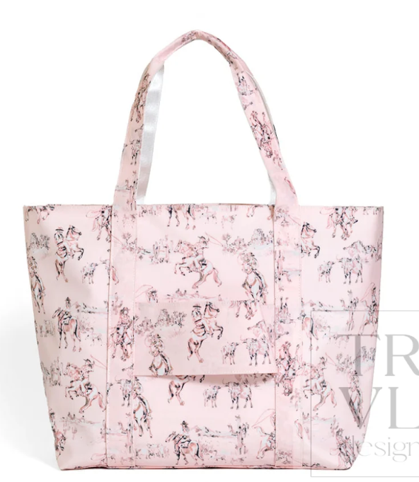 Jumbo Tote XL - Cowgirl Toile