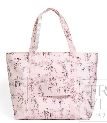 Jumbo Tote XL - Cowgirl Toile