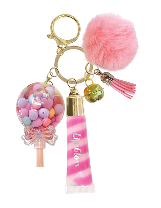 Trendy Lip Gloss with Keychain - Tween
