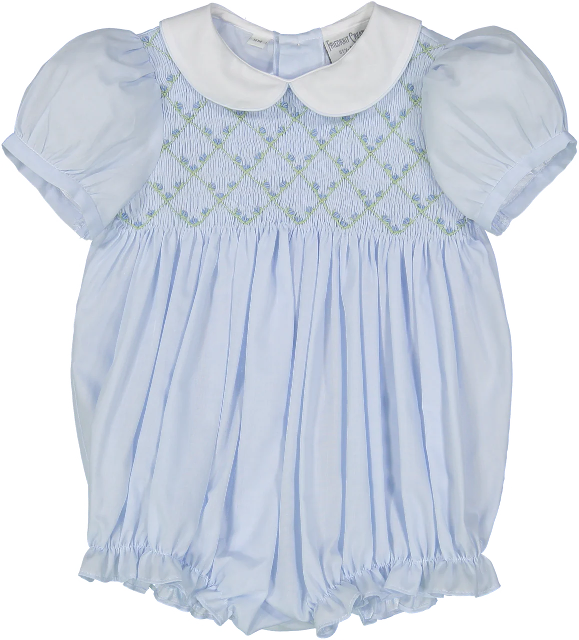 Diamond Smocked Rosebud Bubble 3390