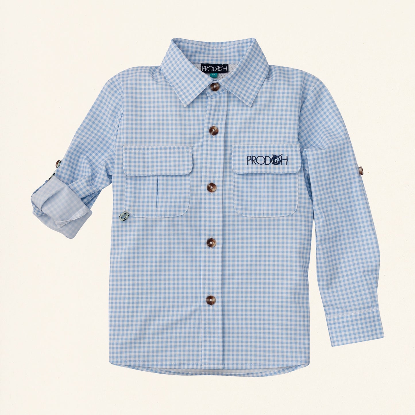 Founders Fishing Shirt Floaty Blue Gingham