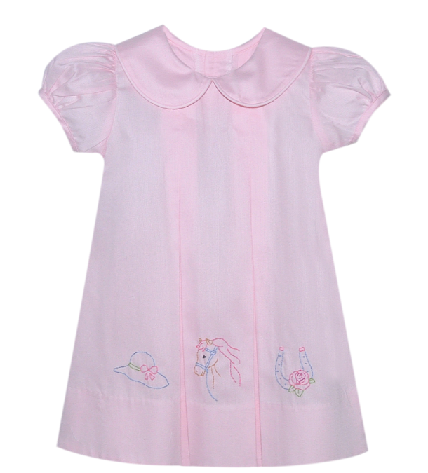Reese Dress Horse Derby Pink 818D