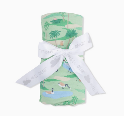 Golf Oasis Animals Swaddle Blanket
