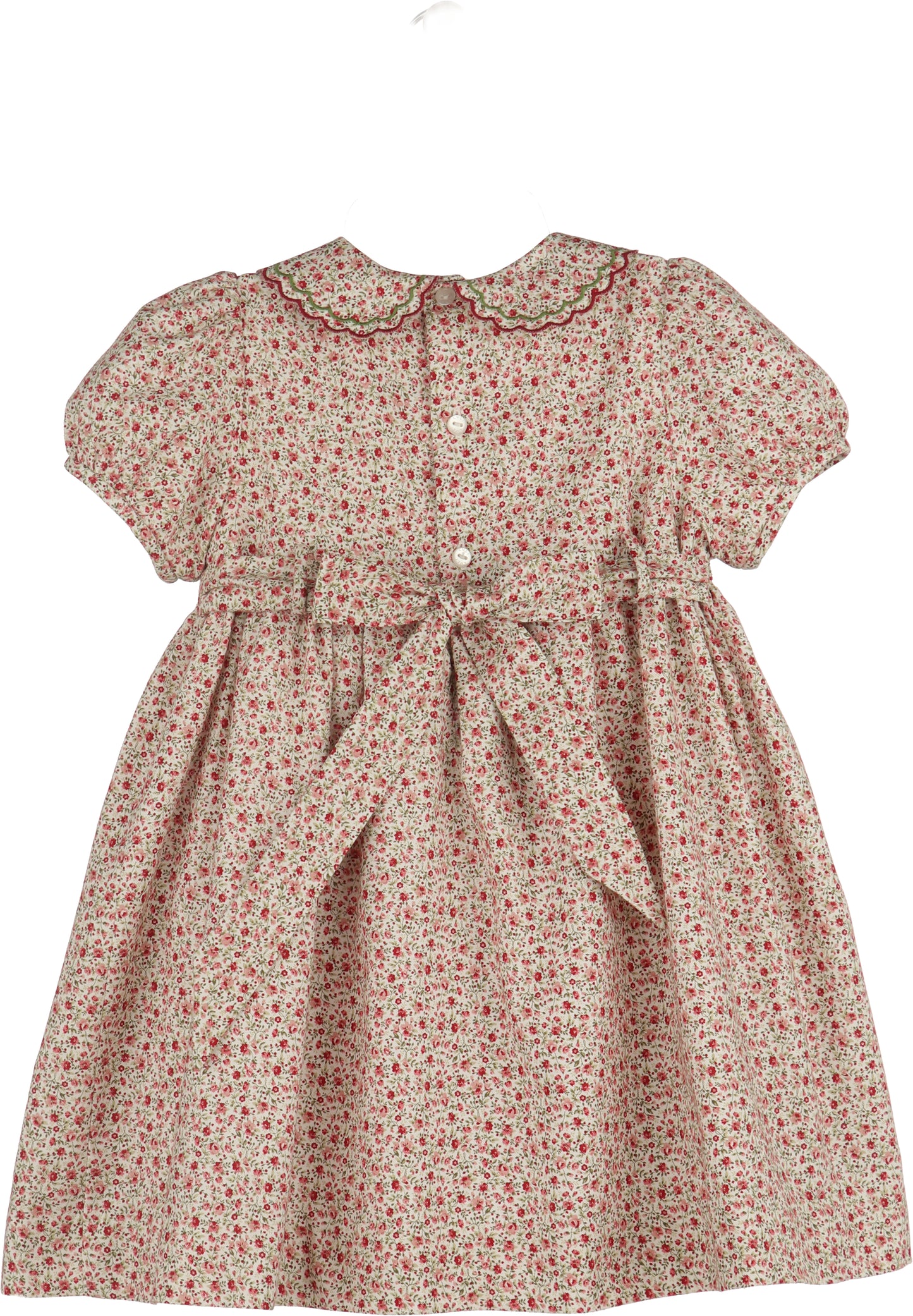 Red Mulberry Floral Smock Dress 26FLM2203
