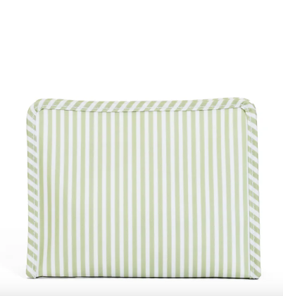 Roadie Medium Zip Pouch - Pimlico Stripe Sage
