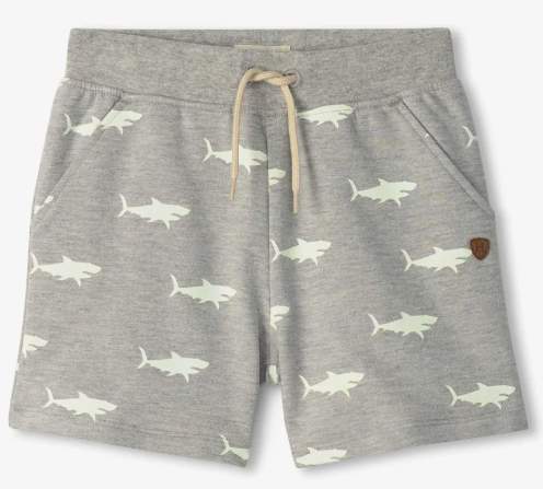 Glow In The Dark Sharks Pull On Short