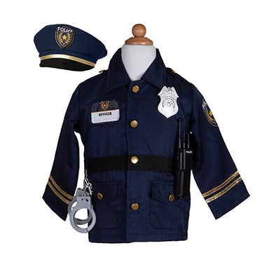Police Officer w/Accessories, Size 3-4