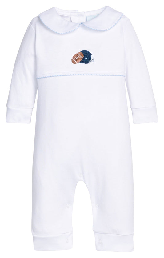 Crochet Playsuit - Football Helmet