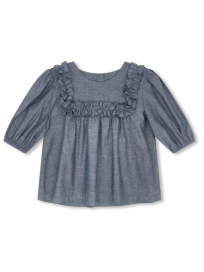Brynlee Blouse Dover Denim
